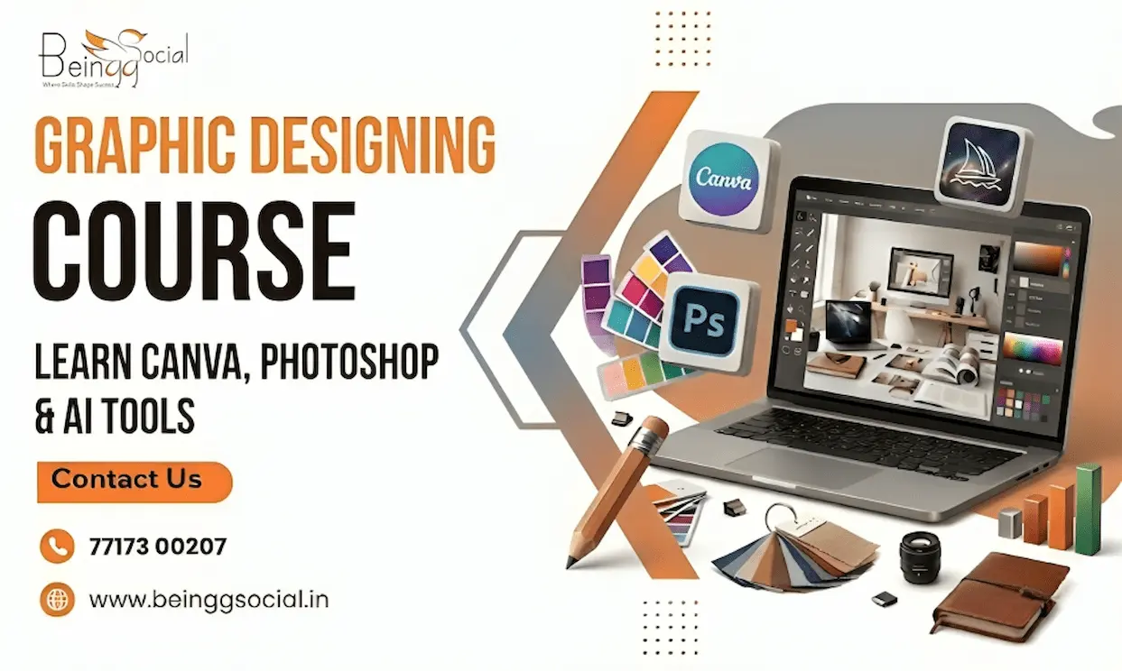 Graphic Designing Course Ludhiana: Learn Canva, Photoshop & AI Tools | BeinggSocial