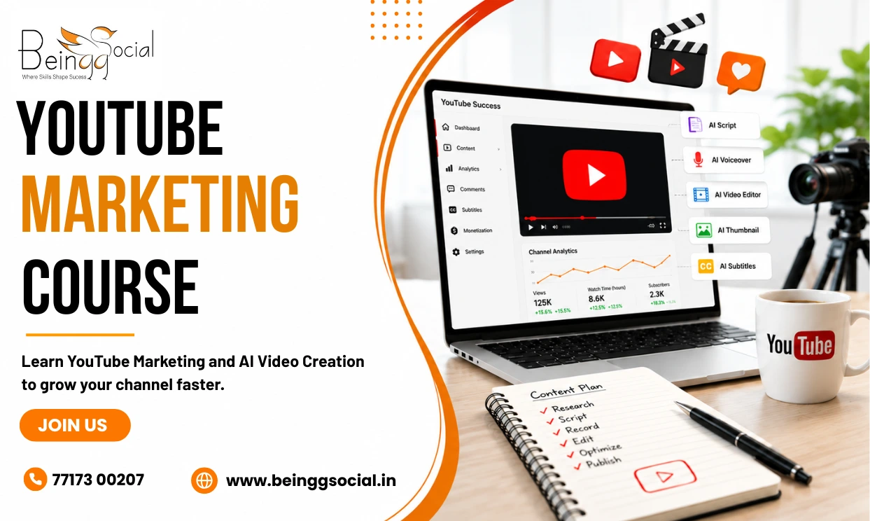 YouTube Marketing Course in Ludhiana with AI Video Creation Tools | BeinggSocial